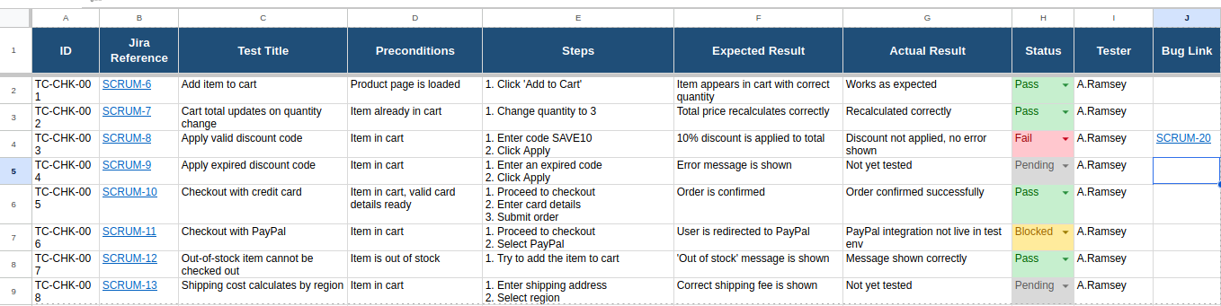 Google Sheet test respository.png